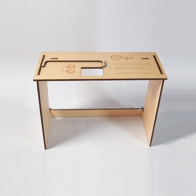 Support De Livre Portable En Bois Réglable Pour Recettes Pour Enfants